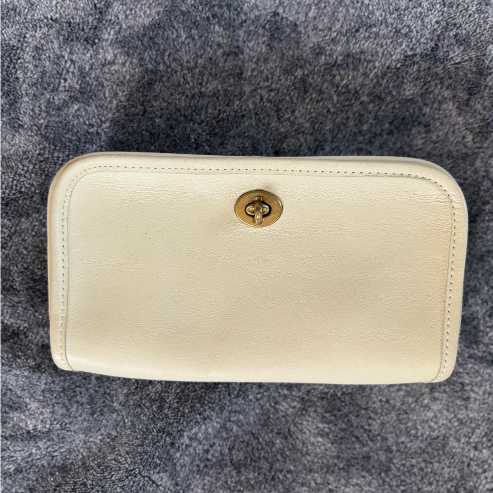Coach Cream Leather Wallet